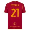 Virallinen Fanipaita + Shortsit AS Roma Dybala 21 Kotipelipaita 2023-24 - Lasten